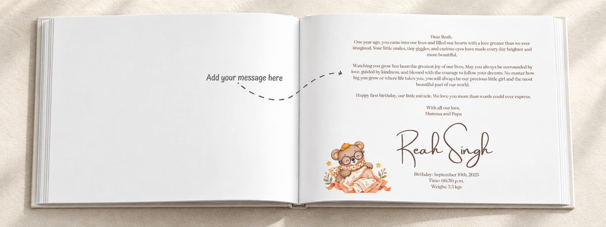 Baby's First Year Photobook